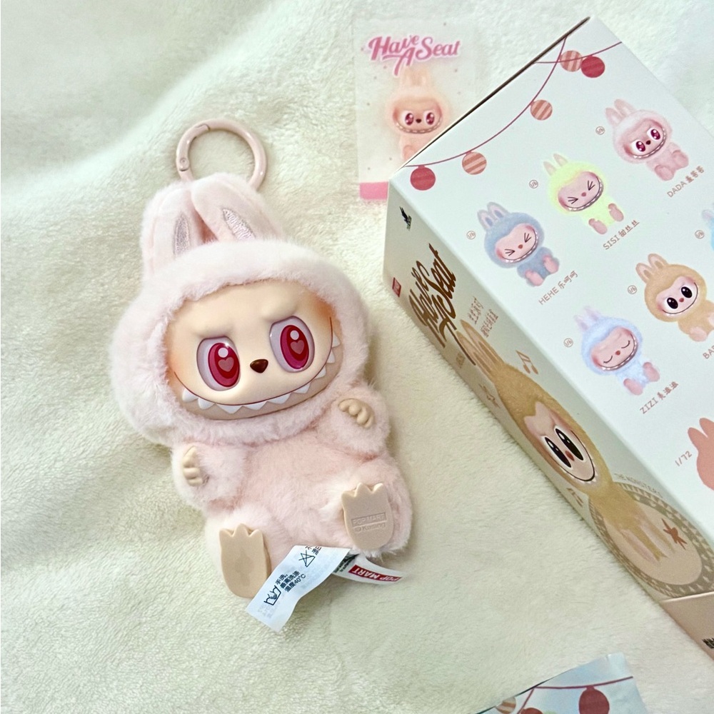 Labubu Have a Seat Keychain